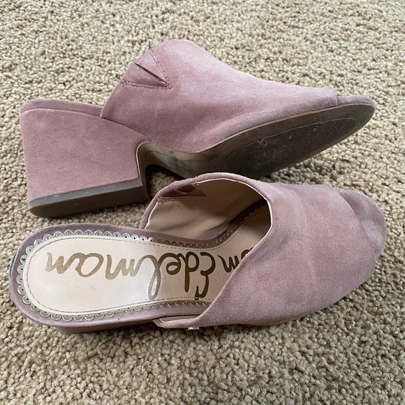 Sam Edelman Dusty Rose Suede Heel - Picture 2 of 7